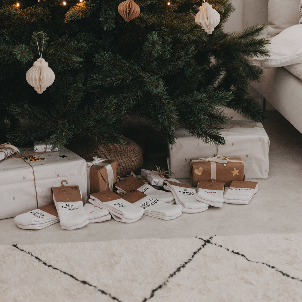 Socken "Mistletoe" (Weiß)