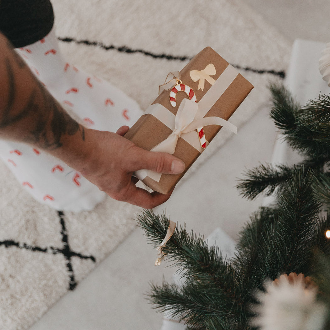 Socken "Zuckerstangen" (Weiß)