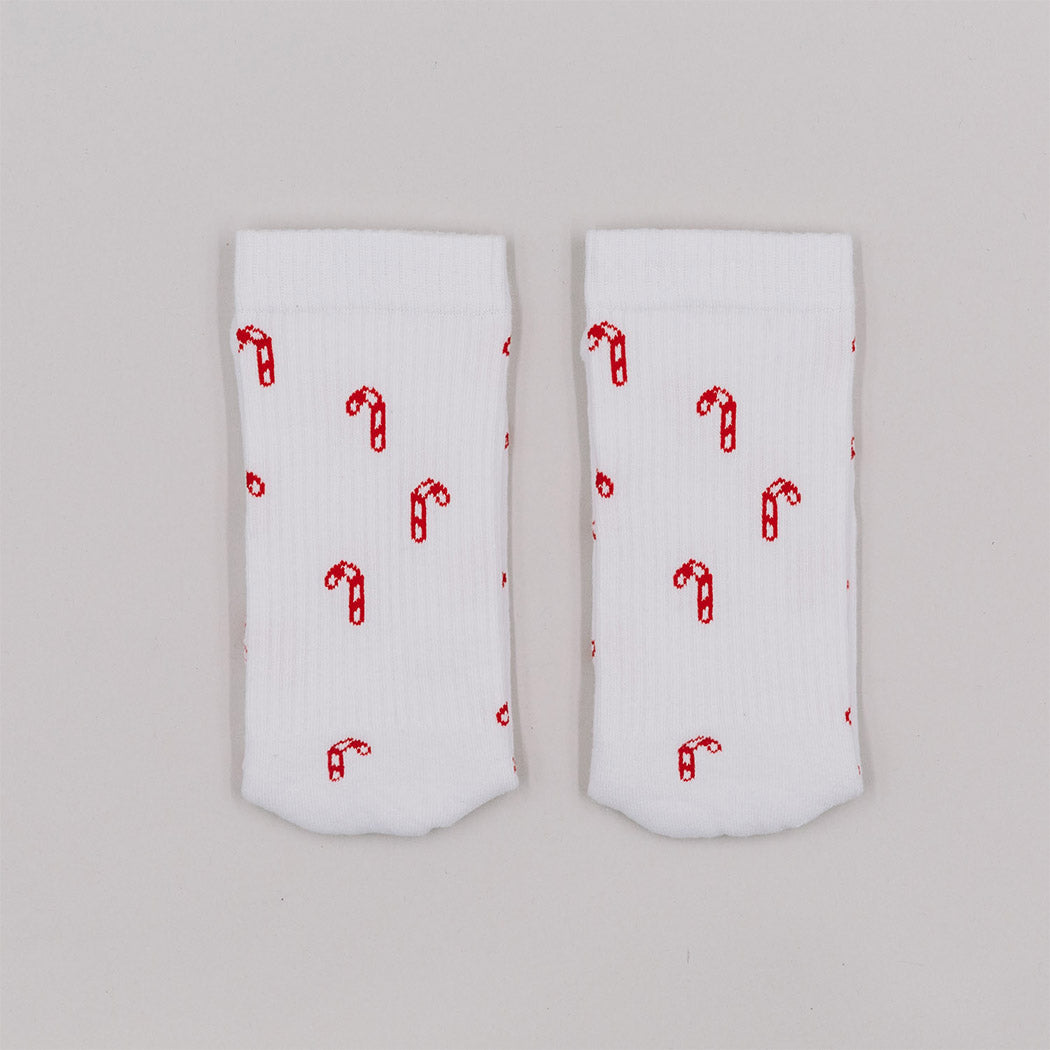 Socken "Zuckerstangen" (Weiß)