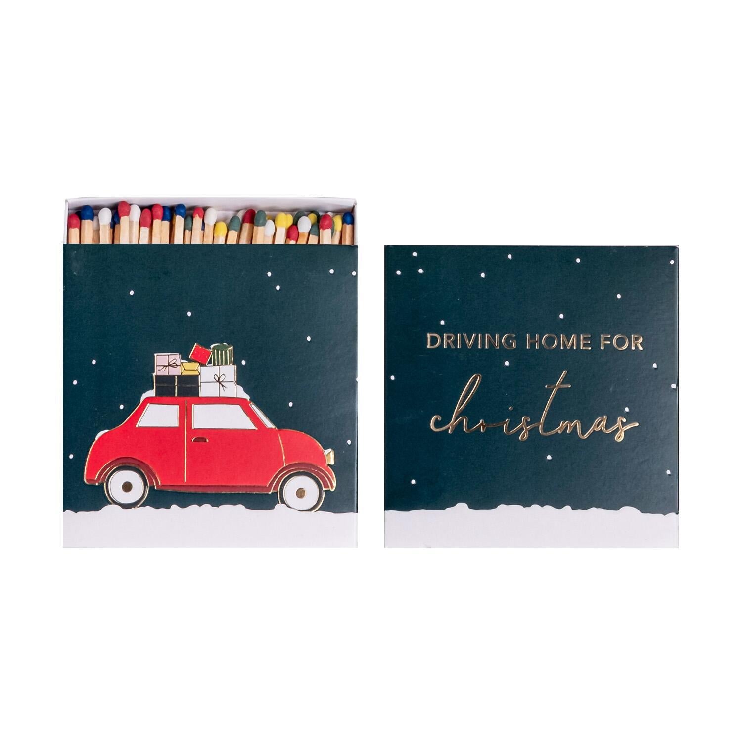 Streichhölzer "Christmas Car"