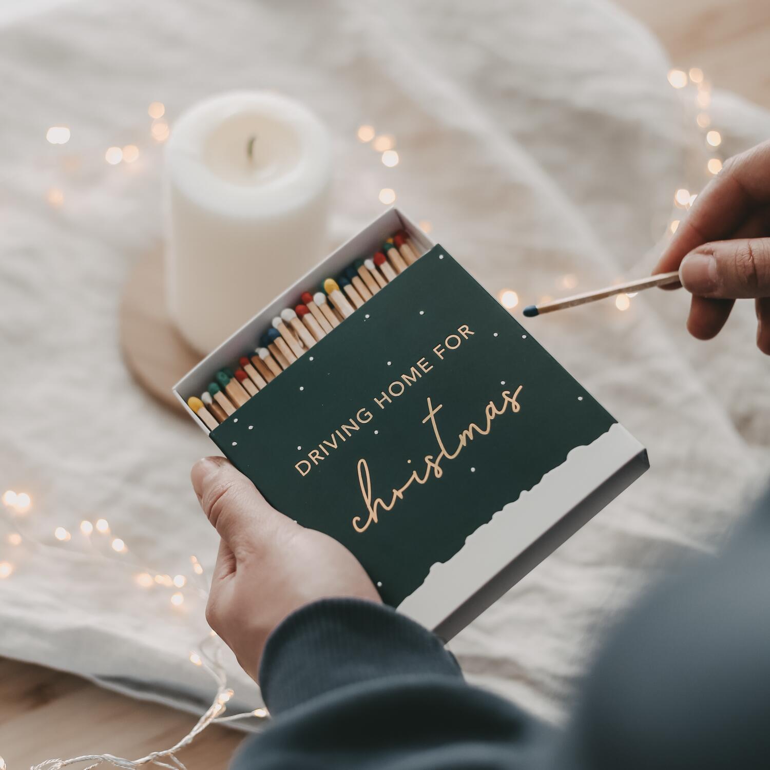 Streichhölzer "Christmas Car"