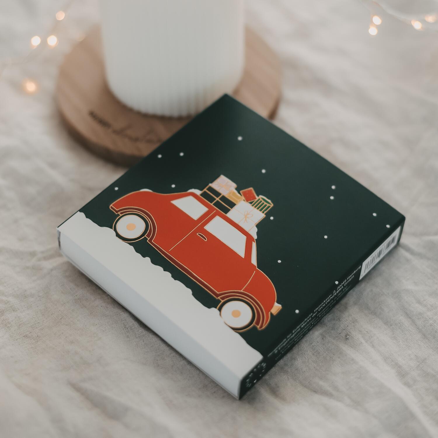 Streichhölzer "Christmas Car"