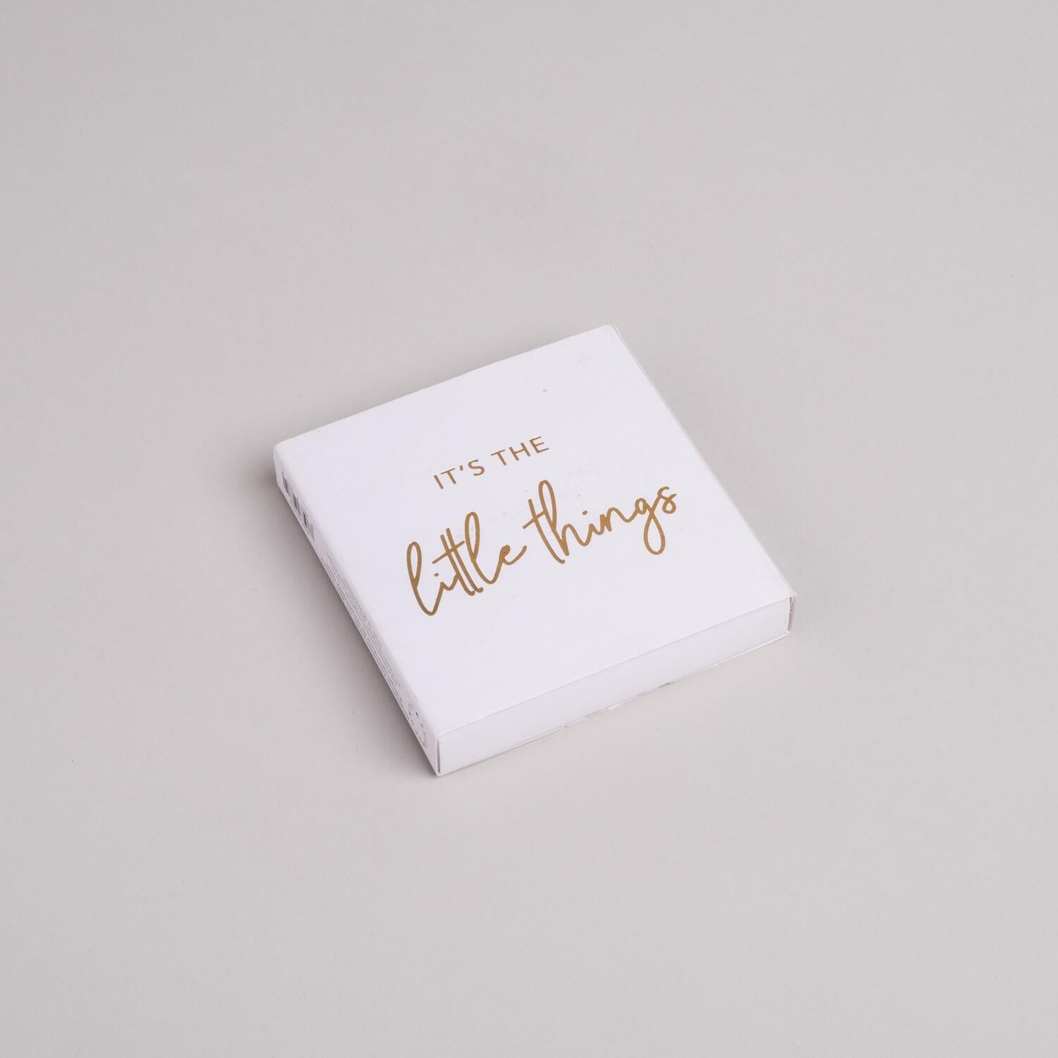 Streichhölzer "Little things" - 10,1x10,3x1,5 cm (Weiß)