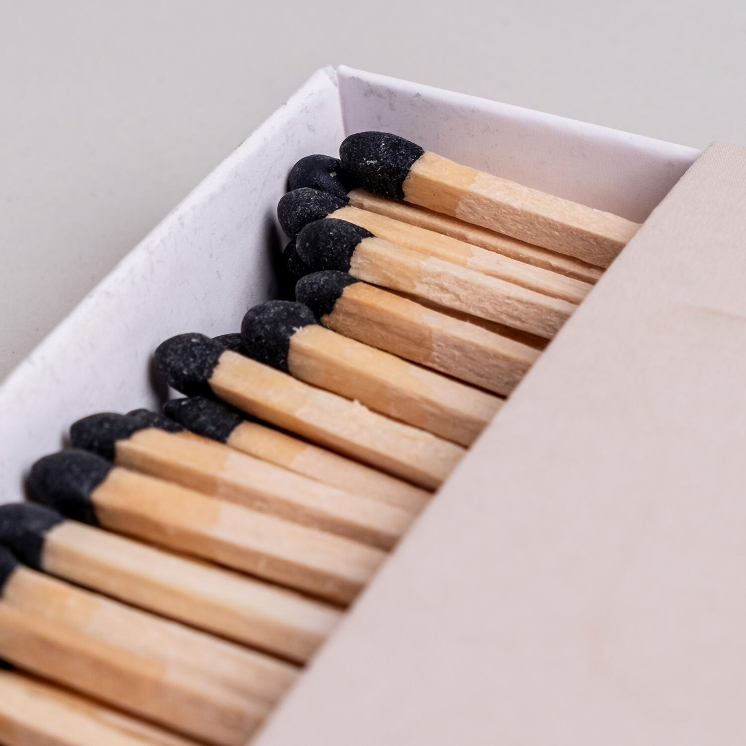 Streichhölzer "Cozy"  - 10,1x10,3x1,5 cm (Weiß)