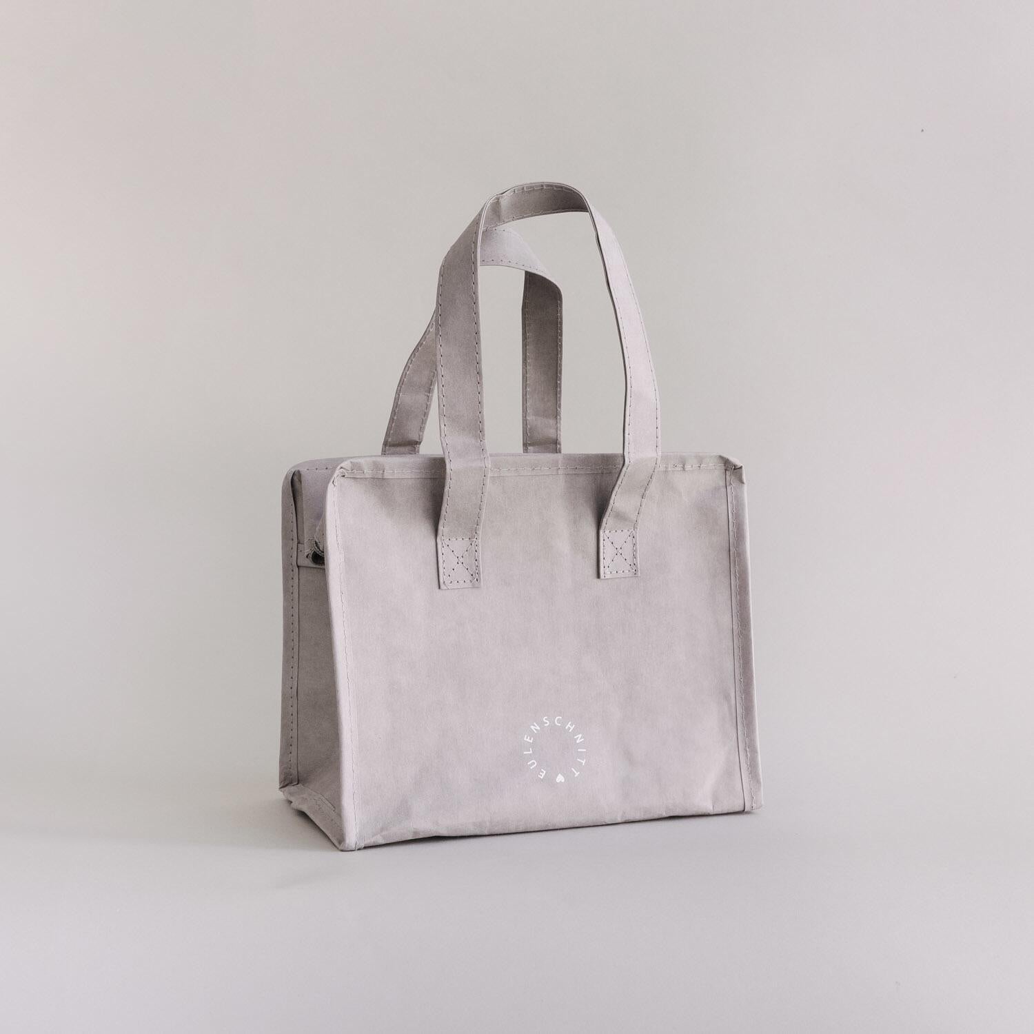 Kühltasche "Herz" - klein (Grau) Eulenschnitt