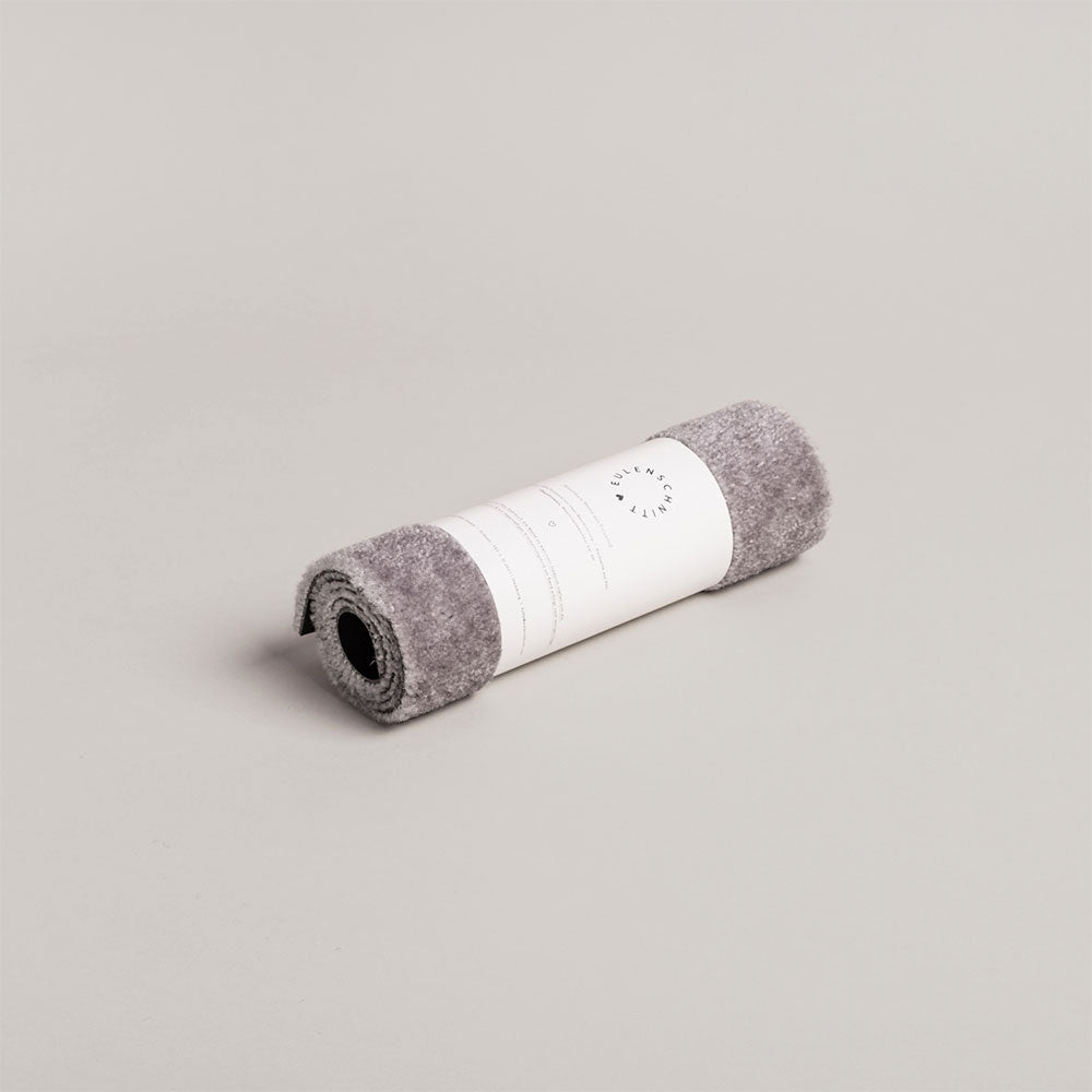 Kleine waschbare Fußmatte "Weiße Herzen" - 75x25 cm