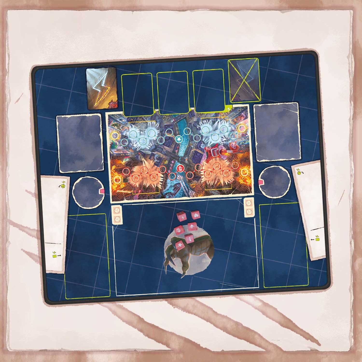 King of Tokyo - Duell Playmat