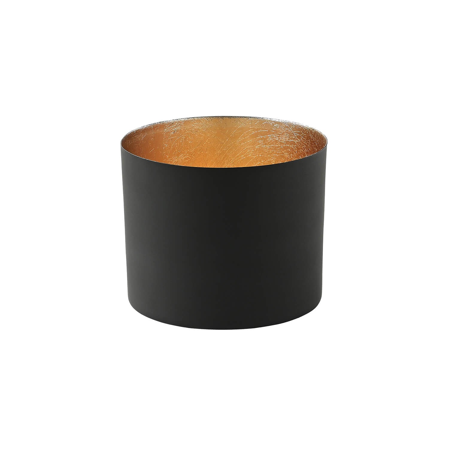 Windlicht "Chennai" - L (Schwarz/Gold)