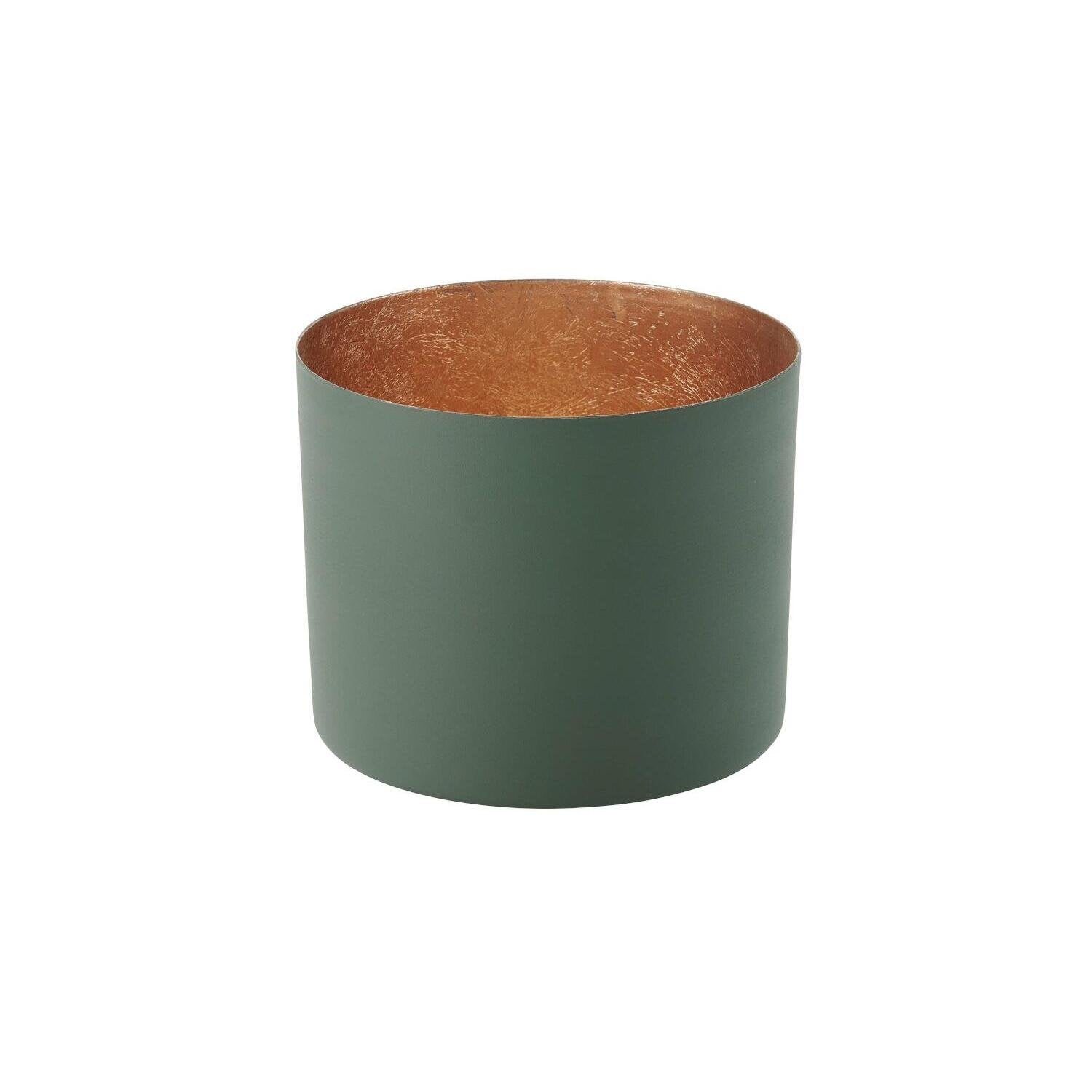 Windlicht "Chennai" - L (Yukka/Gold)