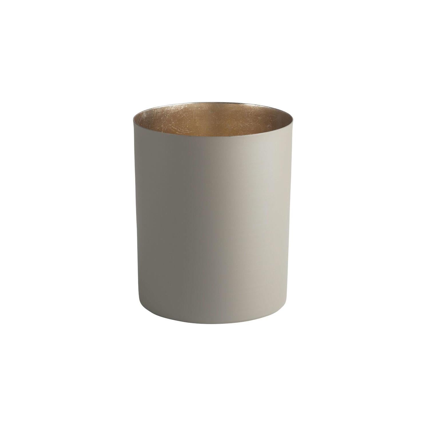 Windlicht "Chennai" - XL (Grau/Gold)