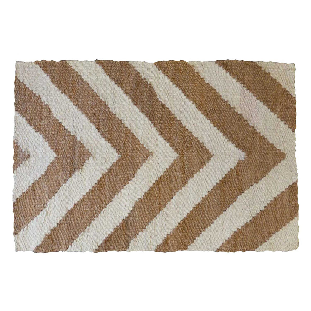 Jute-Teppich "ZickZack" - 80x120cm (Natur)