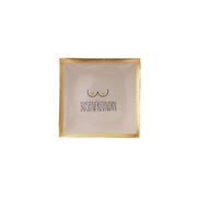 Glasteller "Love Plates - Busenfreundin" - S (Rosa)