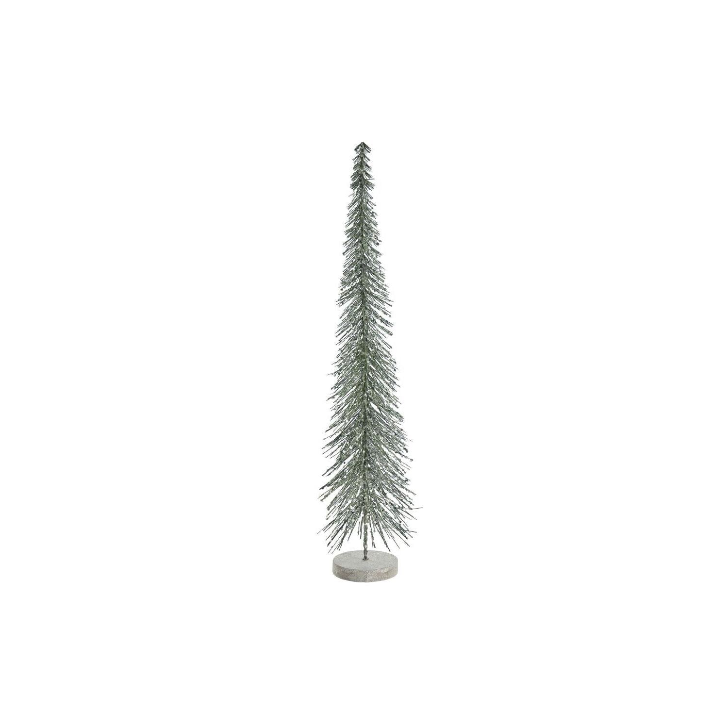 Deko-Weihnachtsbaum mit Glitzer "Seoul" -  10x49x10 cm (Grün)