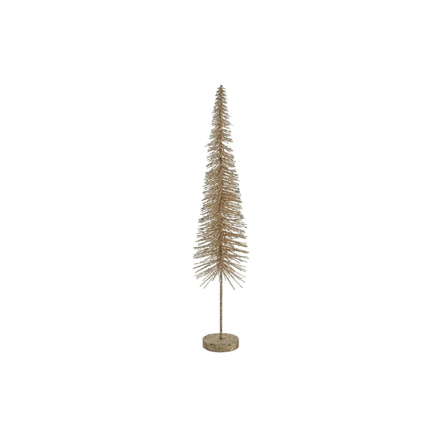 Deko-Weihnachtsbaum mit Glitzer "Seoul" -  10x49x10 cm (Gold)