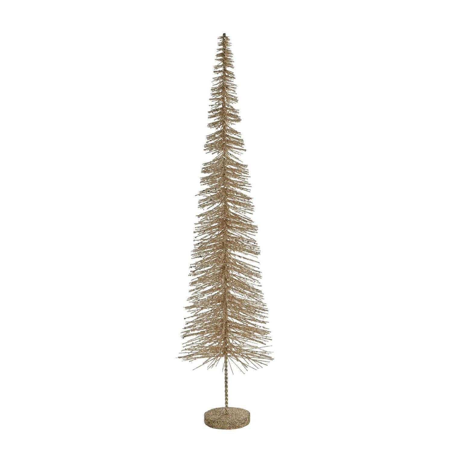 Deko-Weihnachtsbaum mit Glitzer "Seoul" -  16x70x16 cm (Gold)
