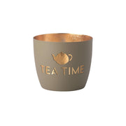 Windlicht "Madras - Tea Time" - M (Beige/Gold)