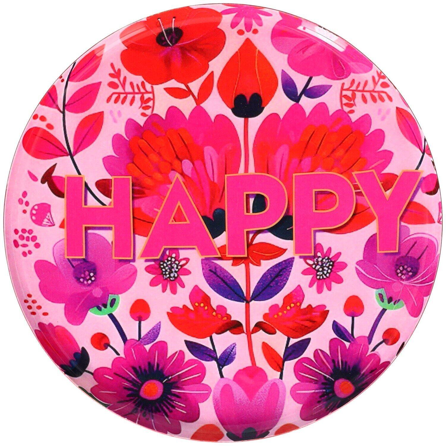 Dekotablett "Love Trays - Happy" - S (Bunt)