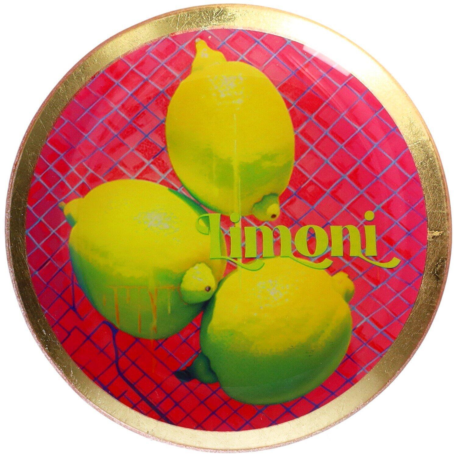 Glasteller "Love Plates - Limoni" - M (Bunt)