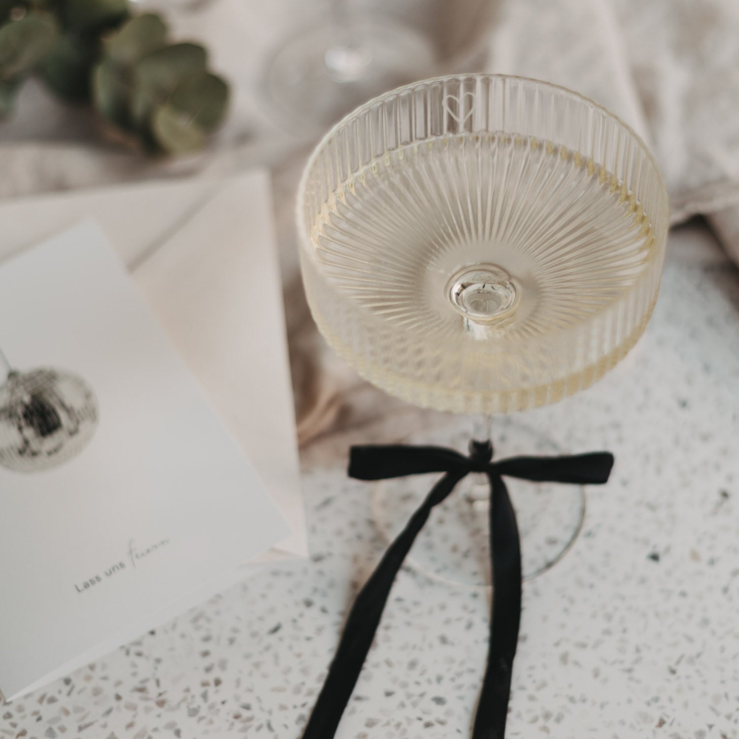 Champagnerglas "Herz" - 150 ml (Transparent)