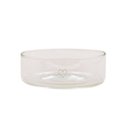 Glasschale "Herz" - 18x18x6,2 cm (Transparent)
