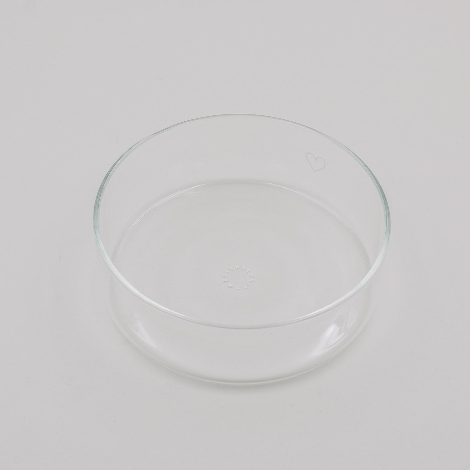 Glasschale "Herz" - 18x18x6,2 cm (Transparent)