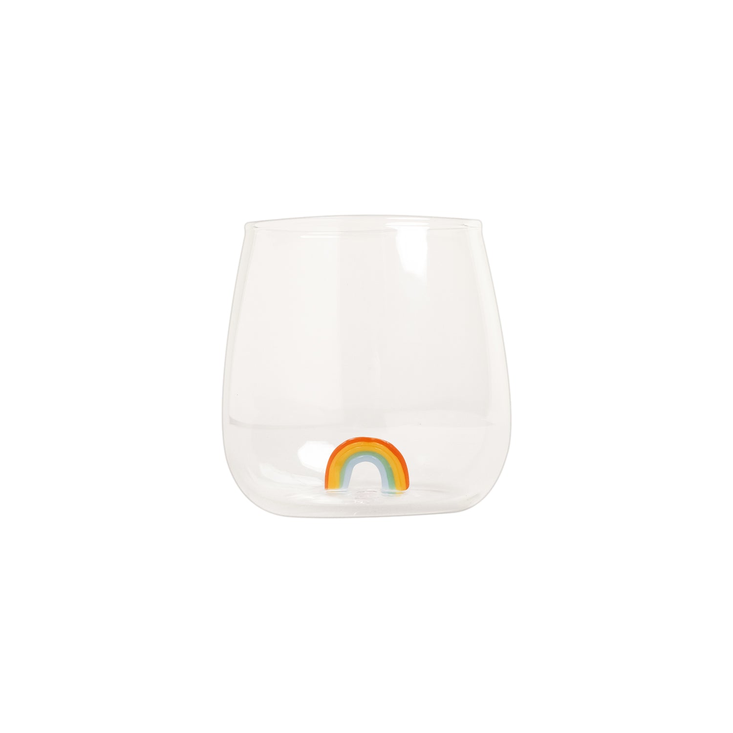 Trinkglas "Regenbogenfigur"
