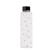 Trinkflasche "Herzen" - 750 ml (Transparent)