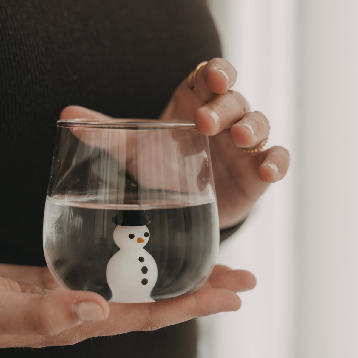 Figurglas "Schneemann"