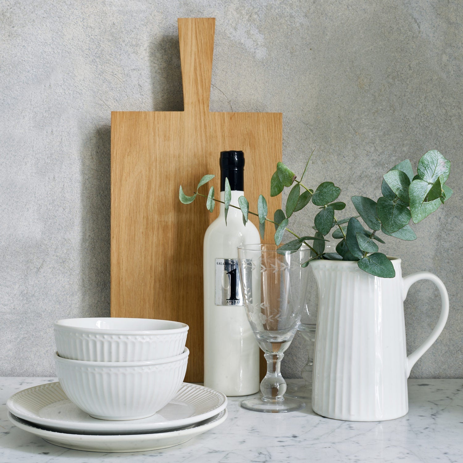 Latte Cup "Alice" im 4er-Set - 10x9 cm (Weiß) GreenGate
