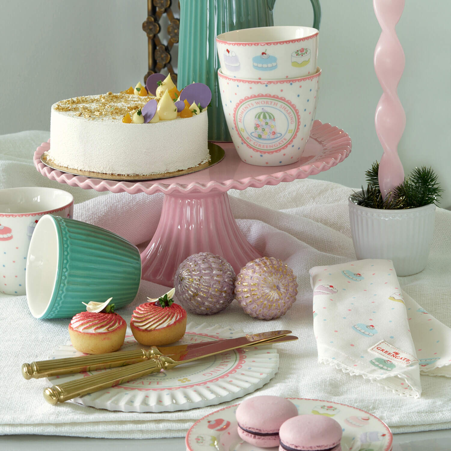 Tischdecke "Heavy"  - 145x250cm (White) GreenGate