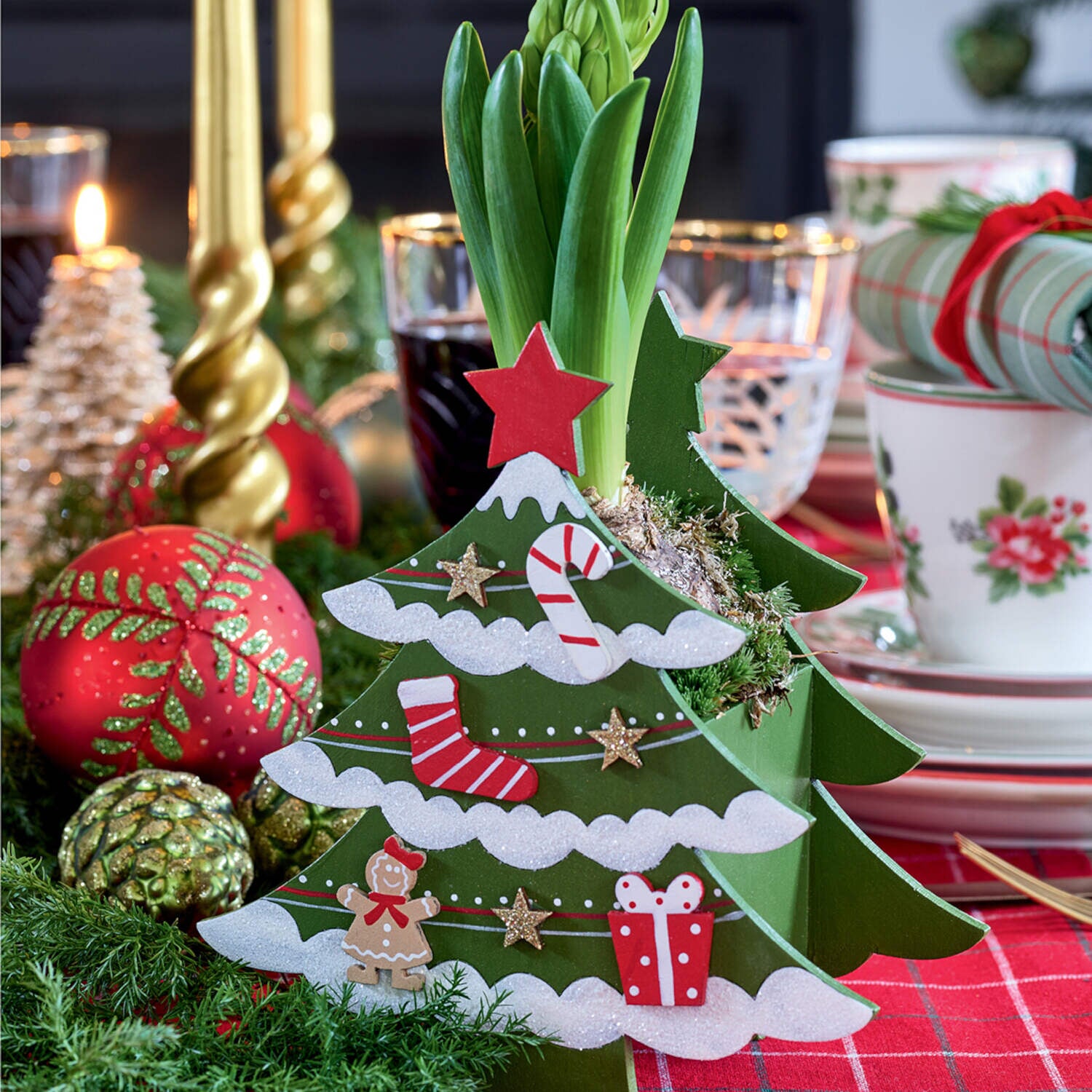 Serviettenhalter Weihnachtsbaum "Christmas Tree" - Medium (Green)