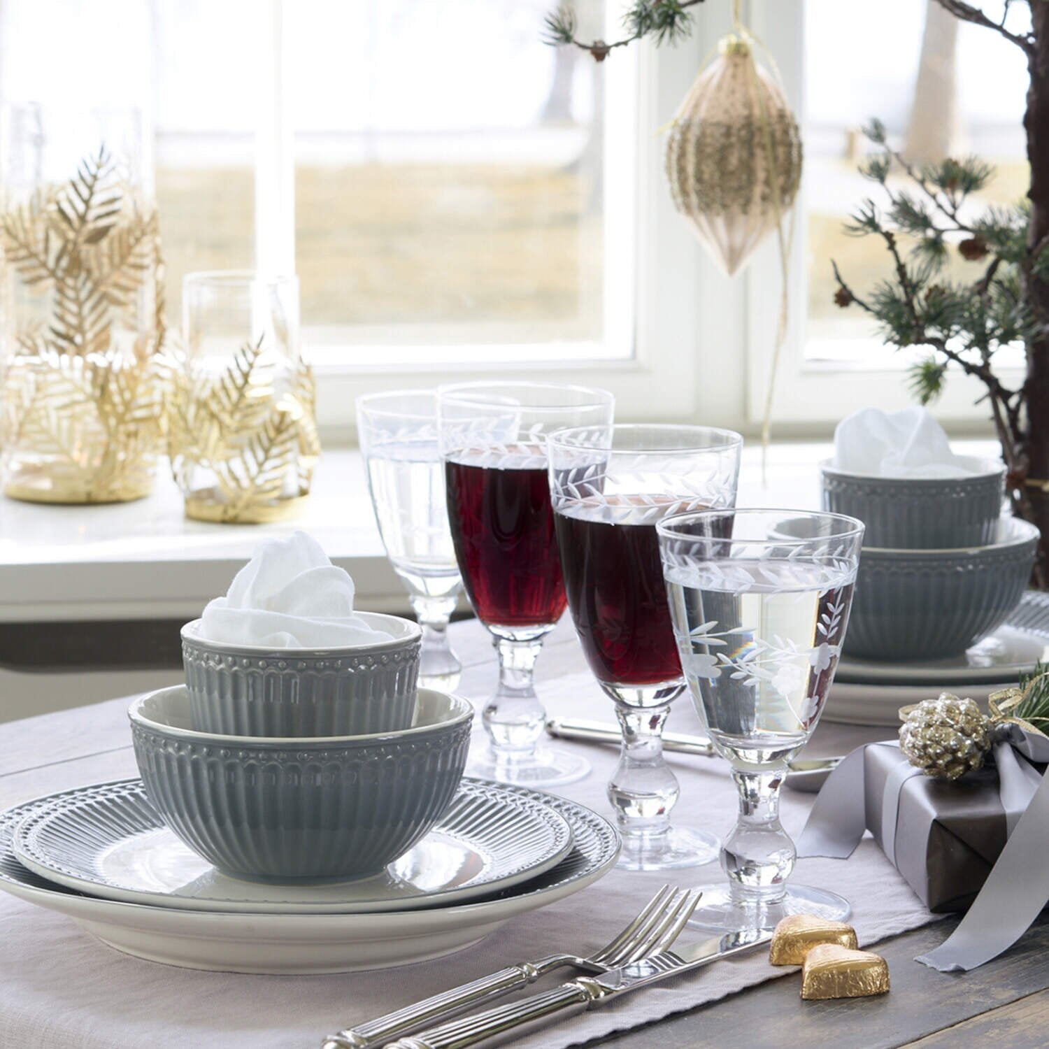 Latte Cup "Alice" (Stone Grey)