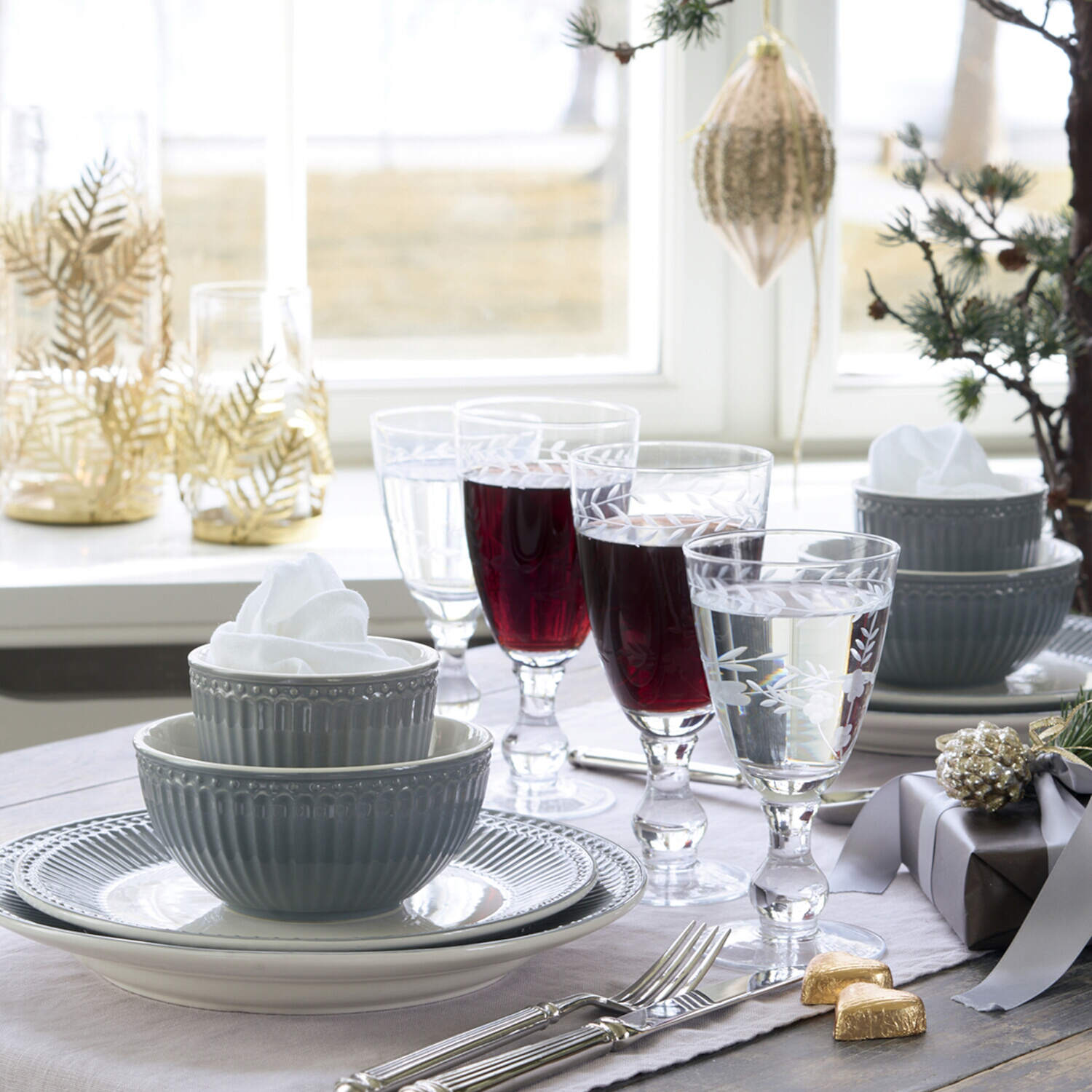 Essteller "Alice" (Stone Grey)