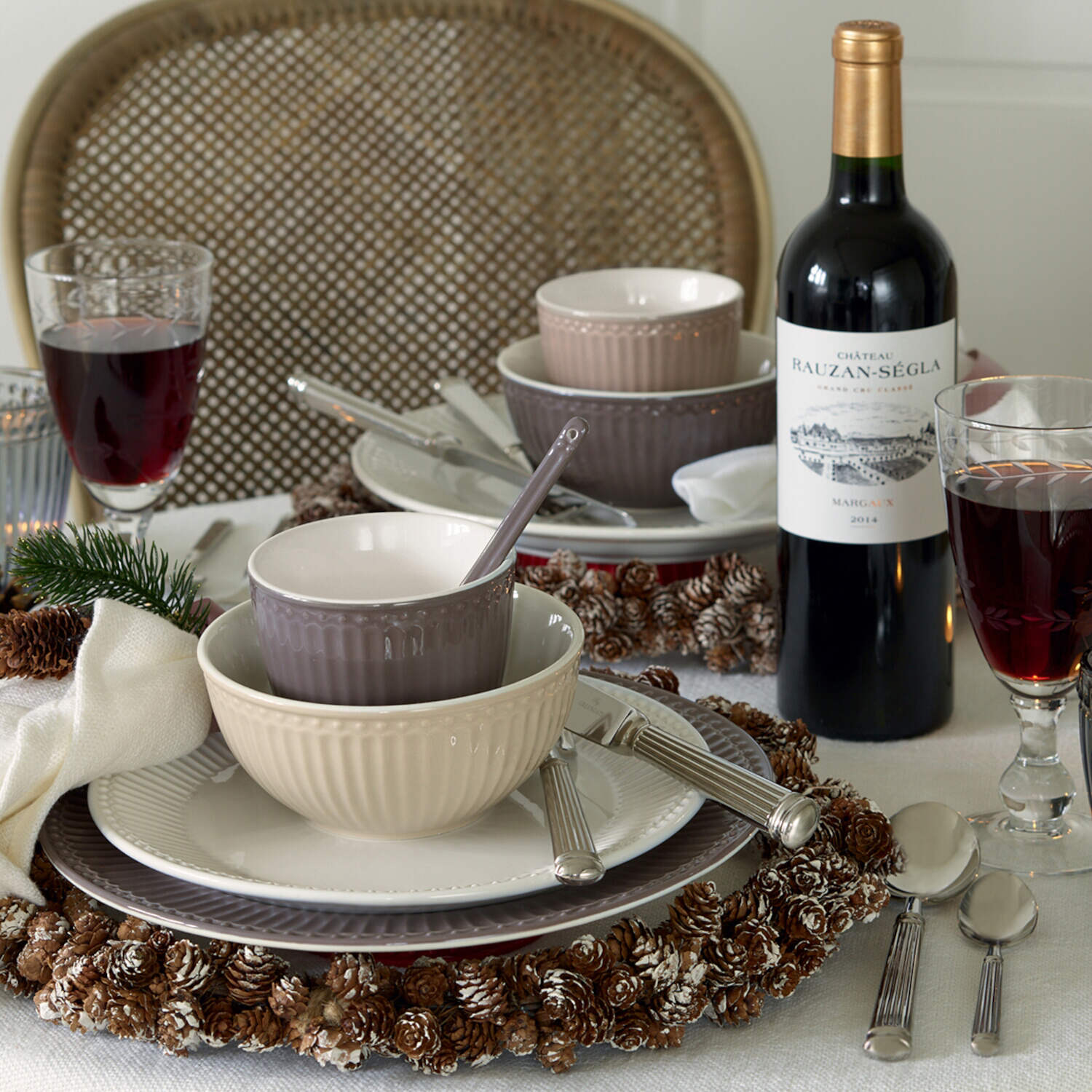 Latte Cup "Alice" im 4er-Set - 10x9 cm (Hazelnut Brown) GreenGate