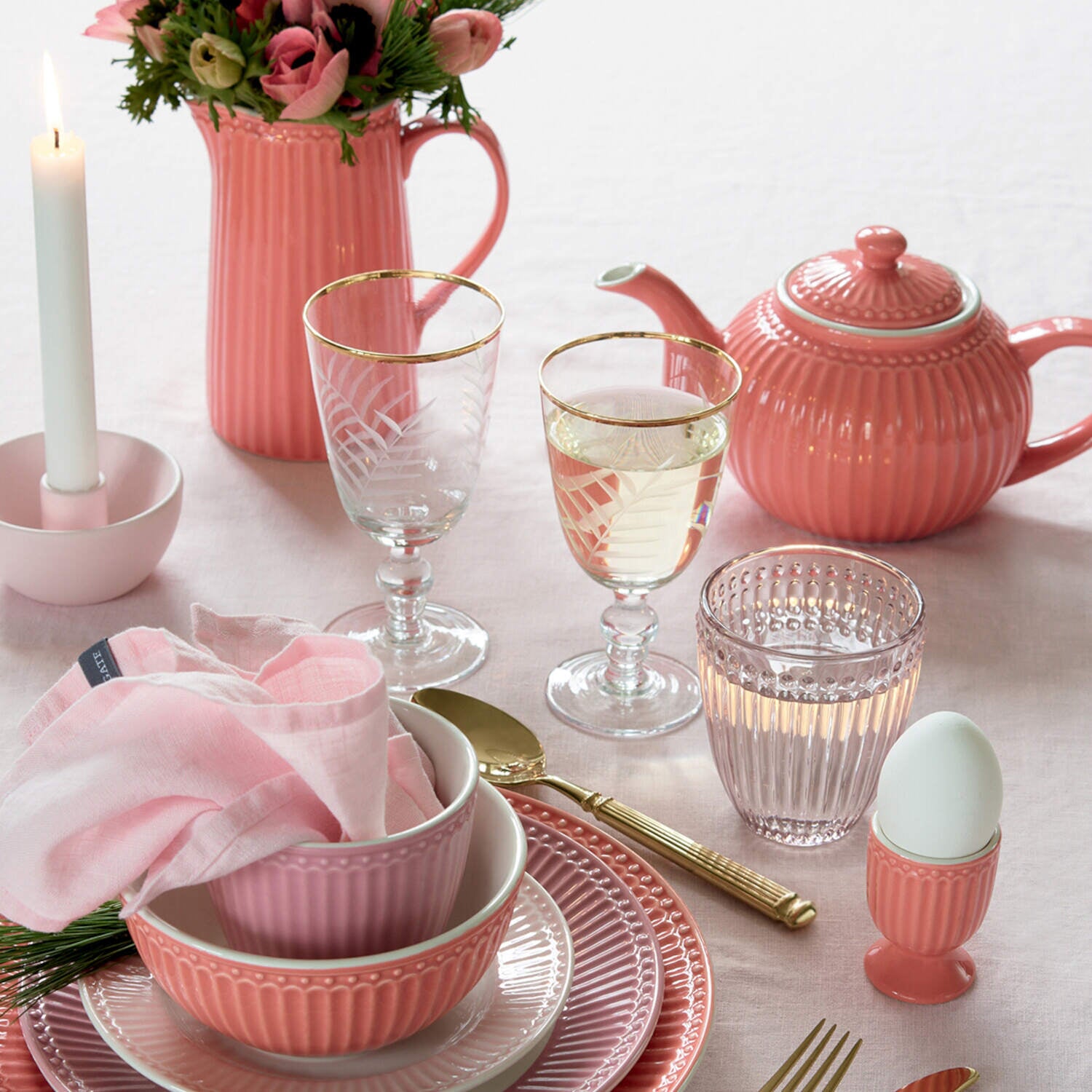 Latte Cup "Alice" (Dusty Rose)