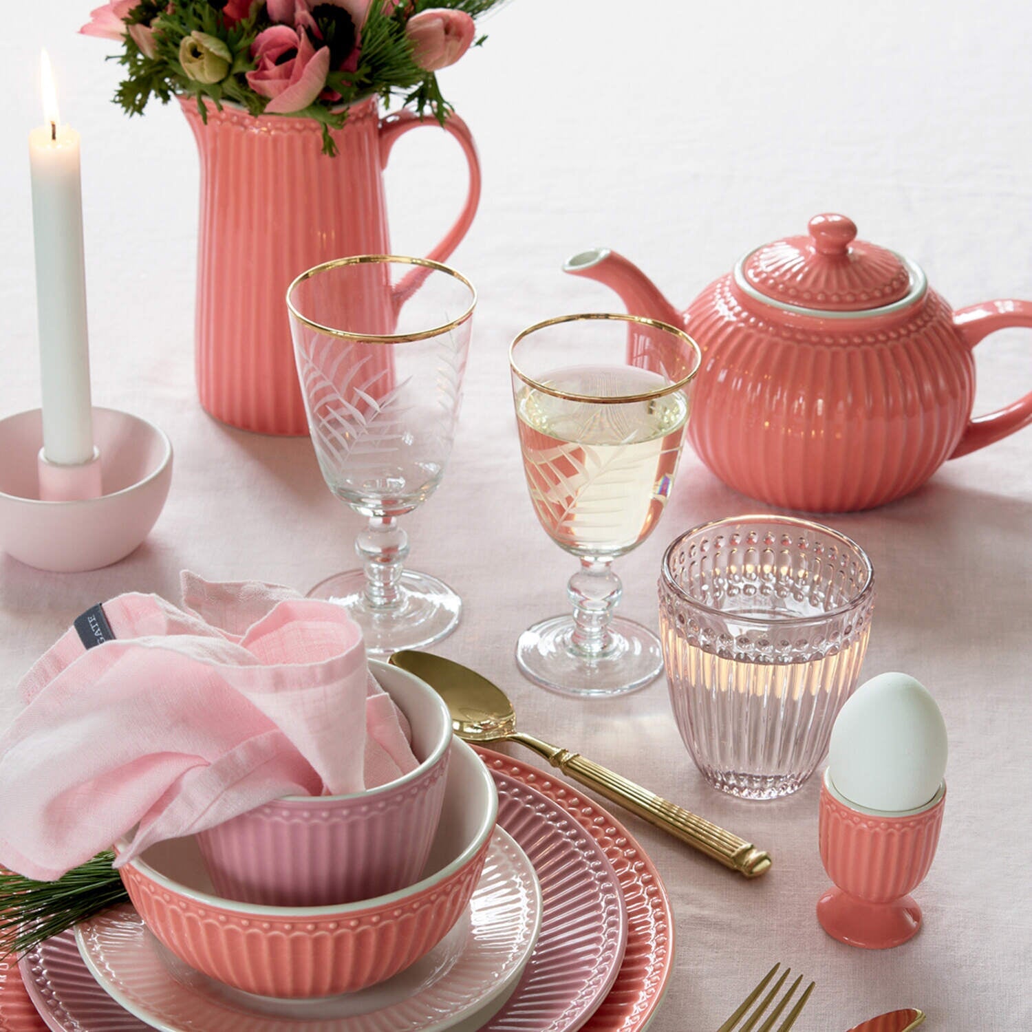 Müslischüssel "Alice" im 4er-Set - 14x7 cm (Dusty Rose) GreenGate