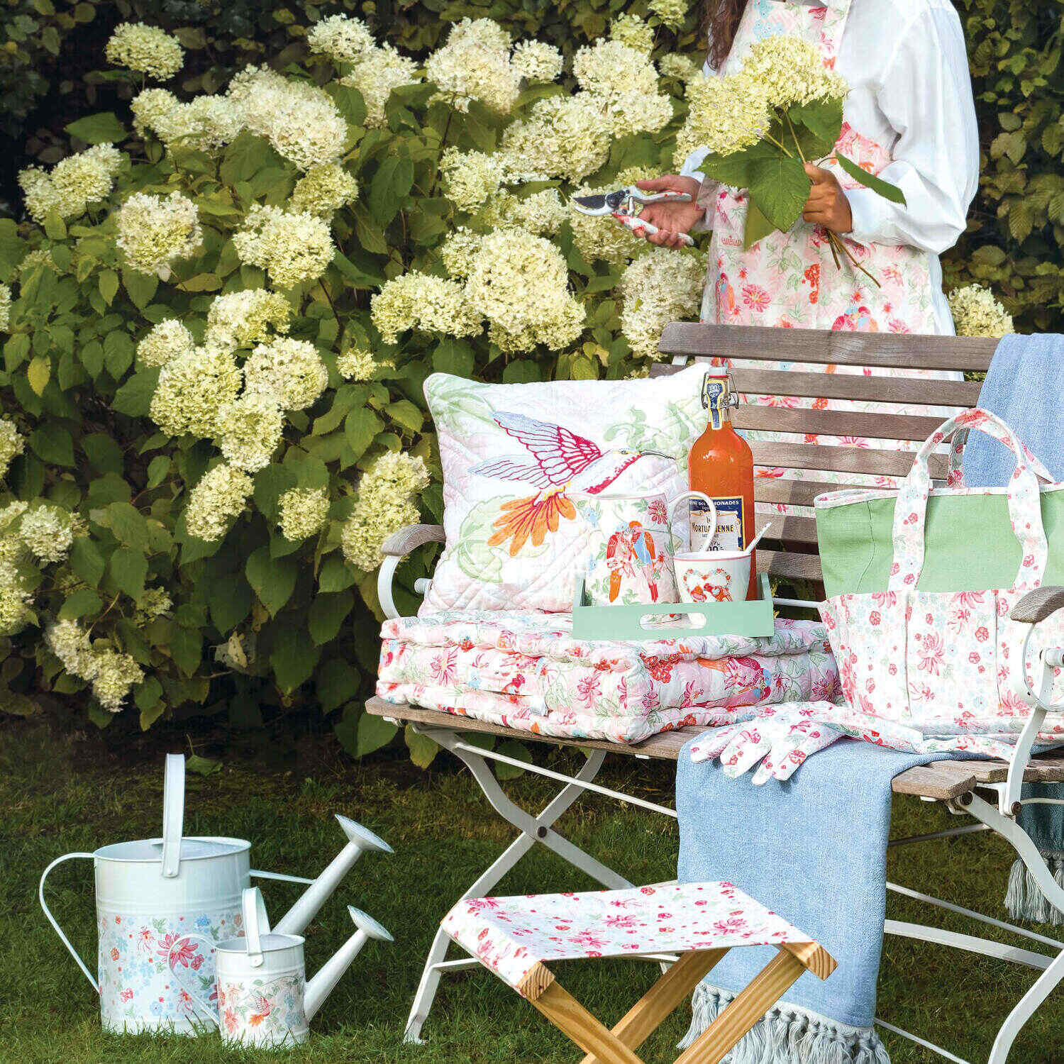 Gartentasche "Xenia" - 18x28 cm (White) GreenGate