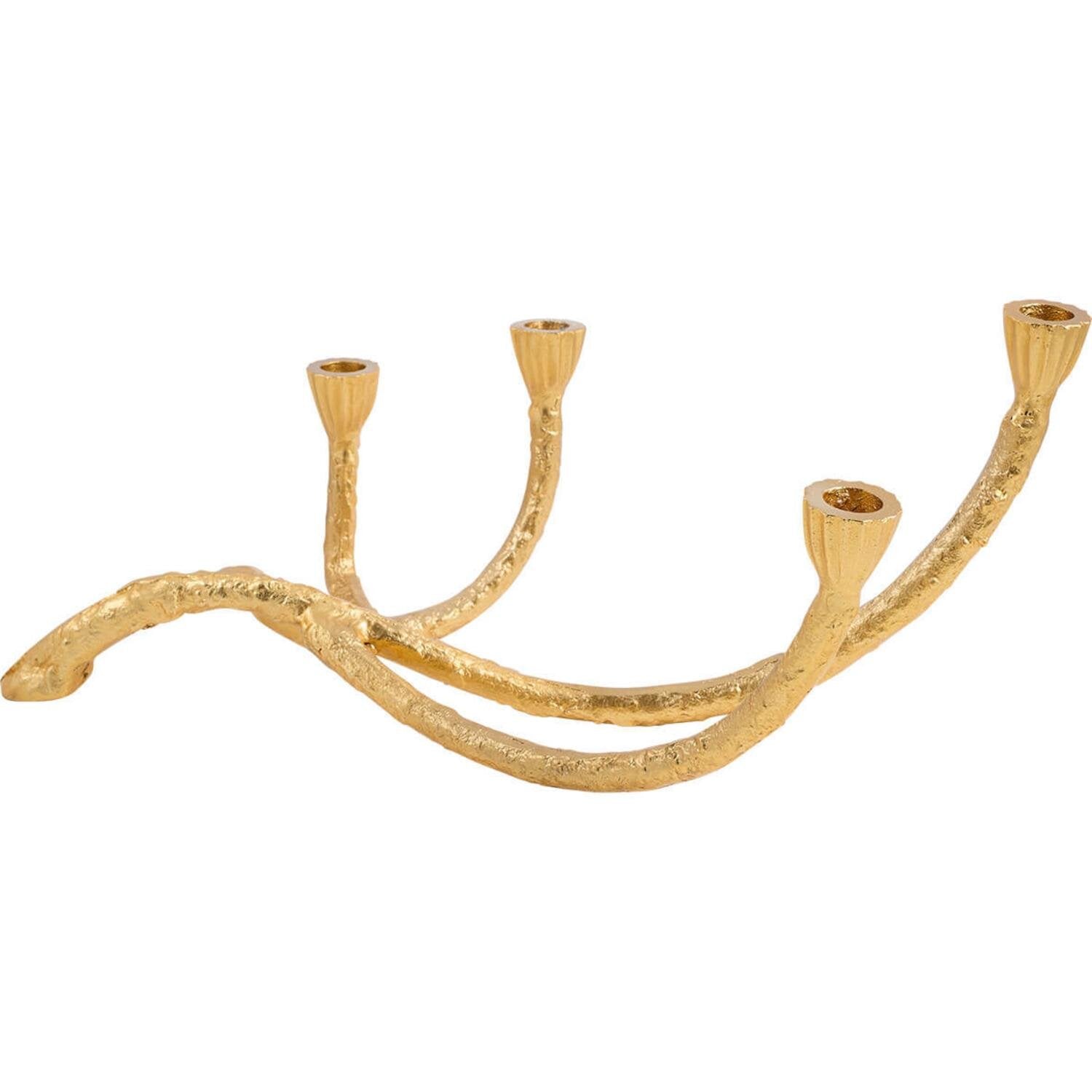 Kerzenständer für 4 Kerzen (Gold)