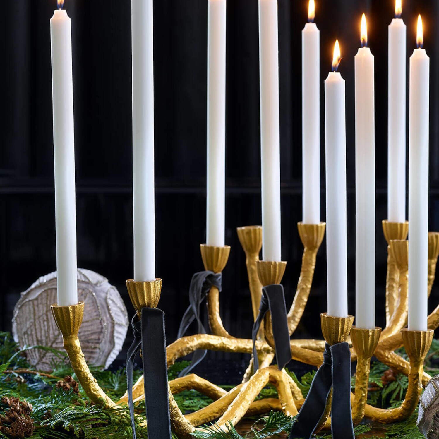 Kerzenständer für 4 Kerzen (Gold)
