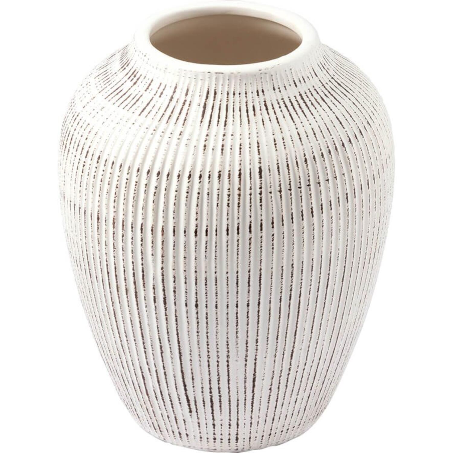 Vase "Flute" - M (Off White)