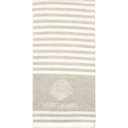 Baumwoll-Handtuch "Vive la mer" - 40x70 cm (Sand)