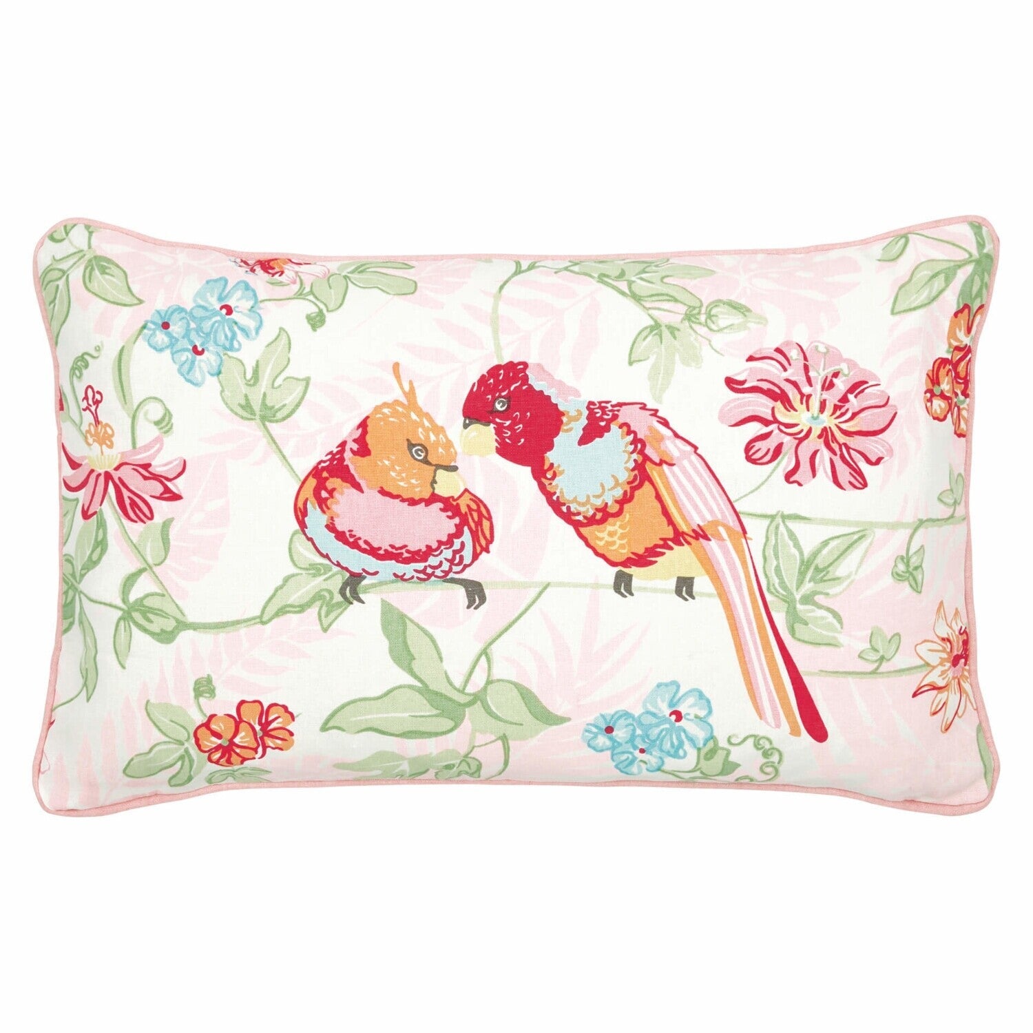 Kissenbezug mit Stickerei "Fallulah" - 30 x 50 cm (White) GreenGate