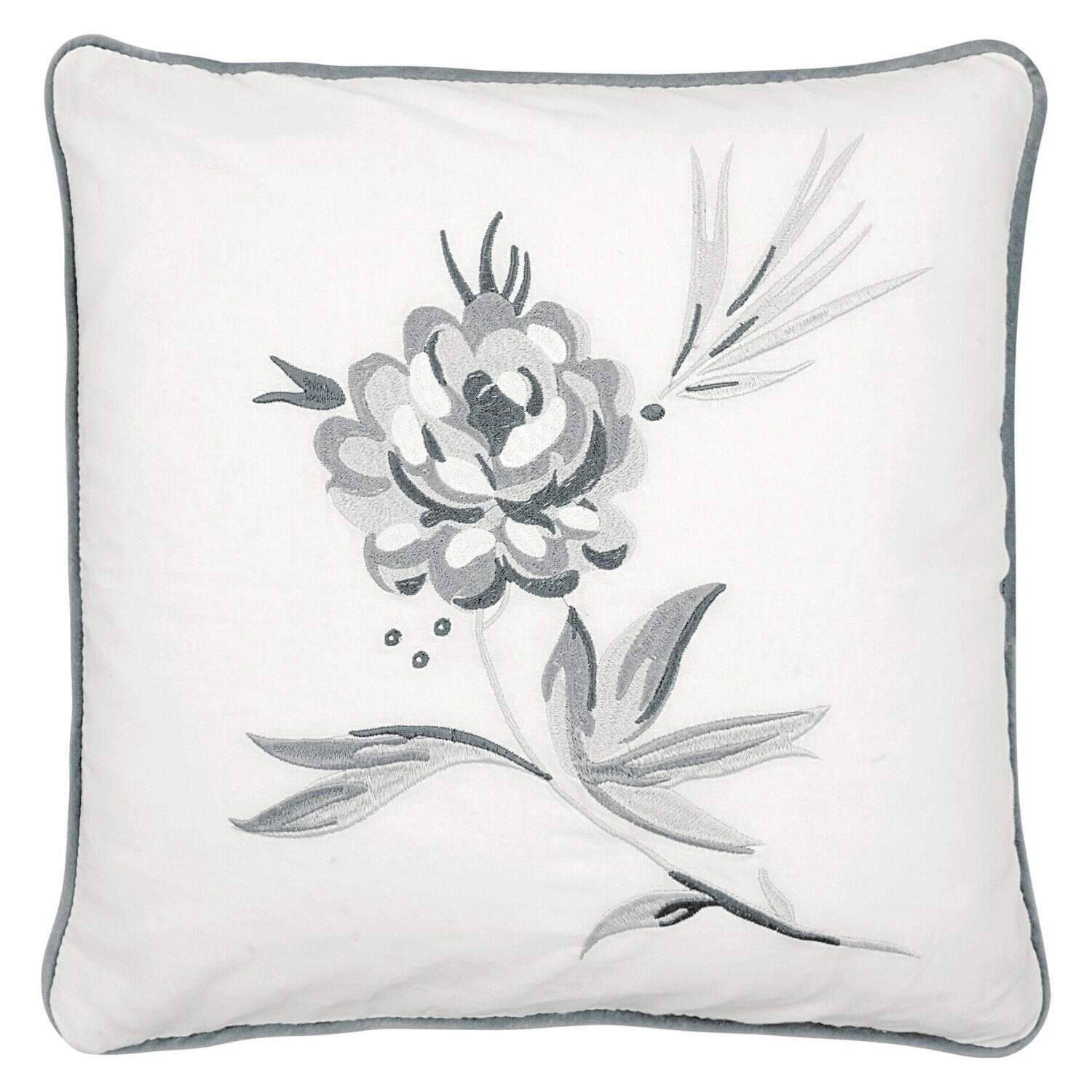 Kissenbezug mit Steppung "Aslaug" - 40 x 40 cm (White) GreenGate