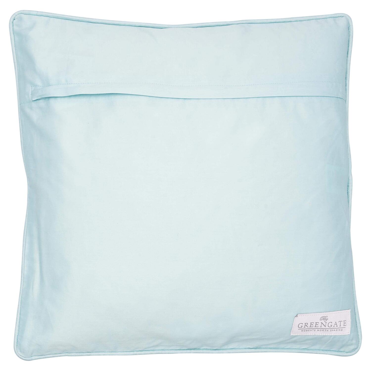 Kissenbezug mit Stickerei "Gaya" - 40x40 cm (White) GreenGate