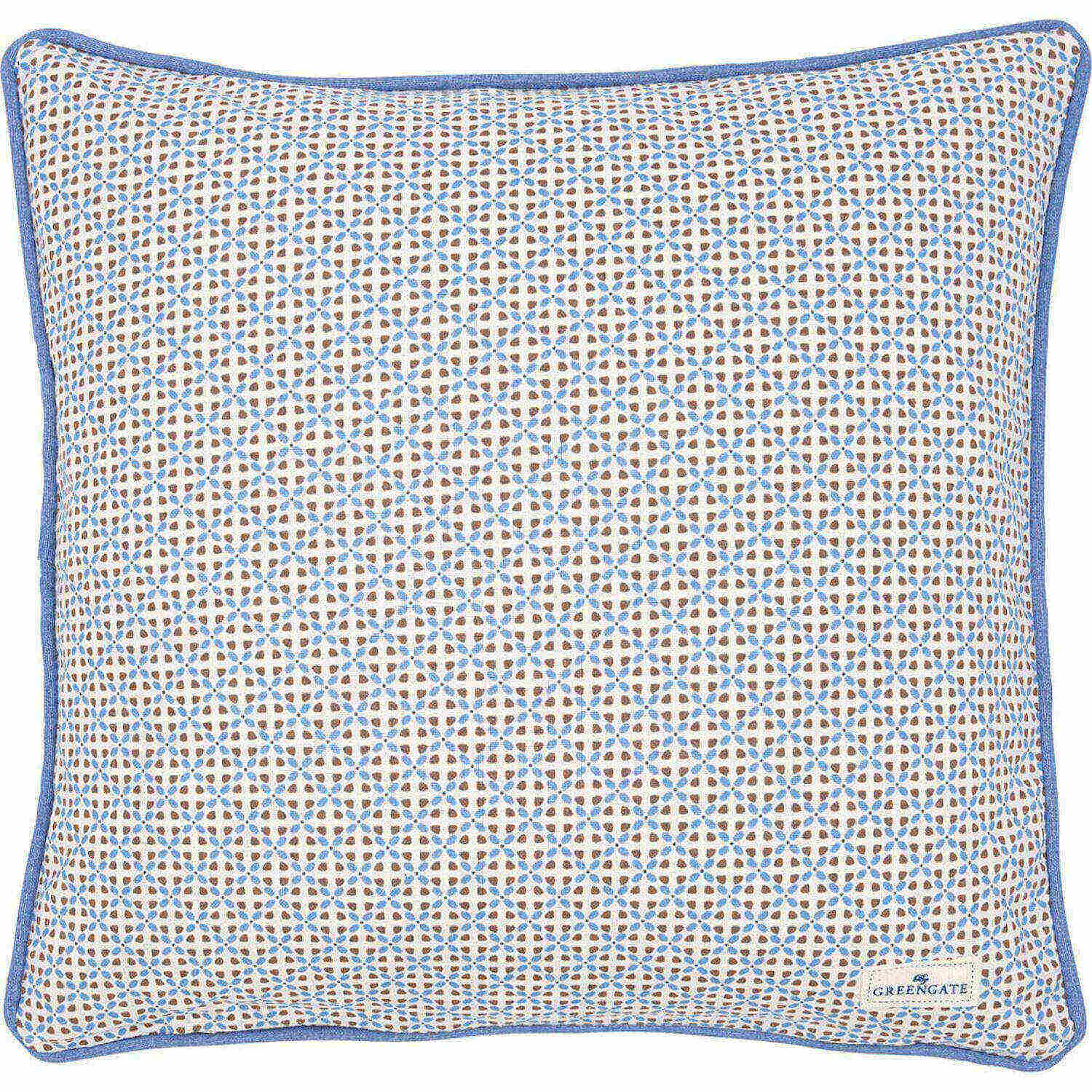 Kissenhülle mit Stickerei "Uma" - 40x40 cm (Beige)