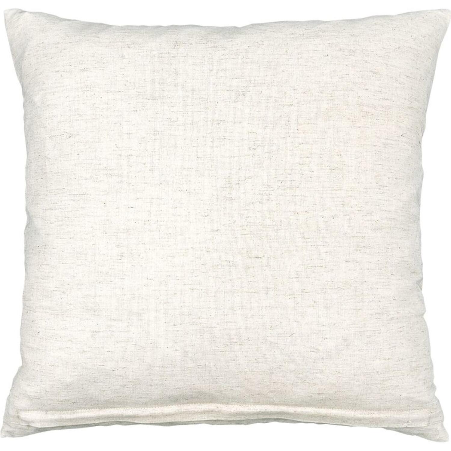 Baumwoll-Kissenbezug "Leaf" - 45x45 cm (Grau)