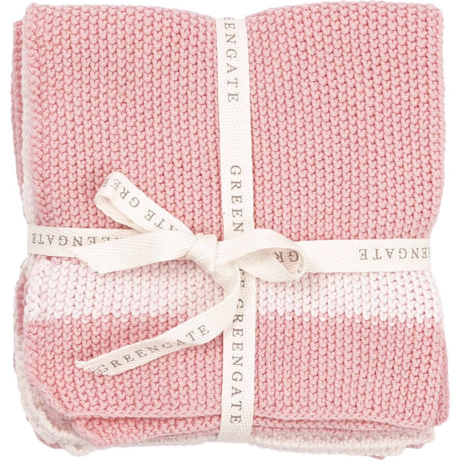 Baumwoll-Spültuch "Alice" im 3er-Set - 32x32 cm (Pink)