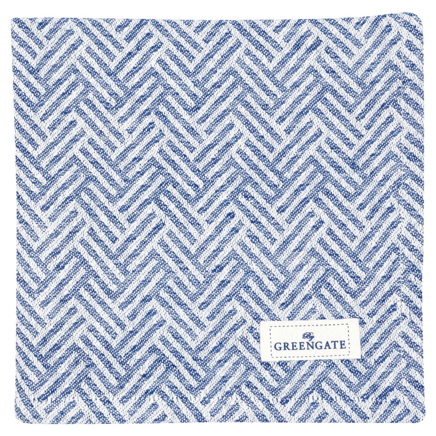 Stoffserviette "Anneli" - 40x40 cm (Blue)
