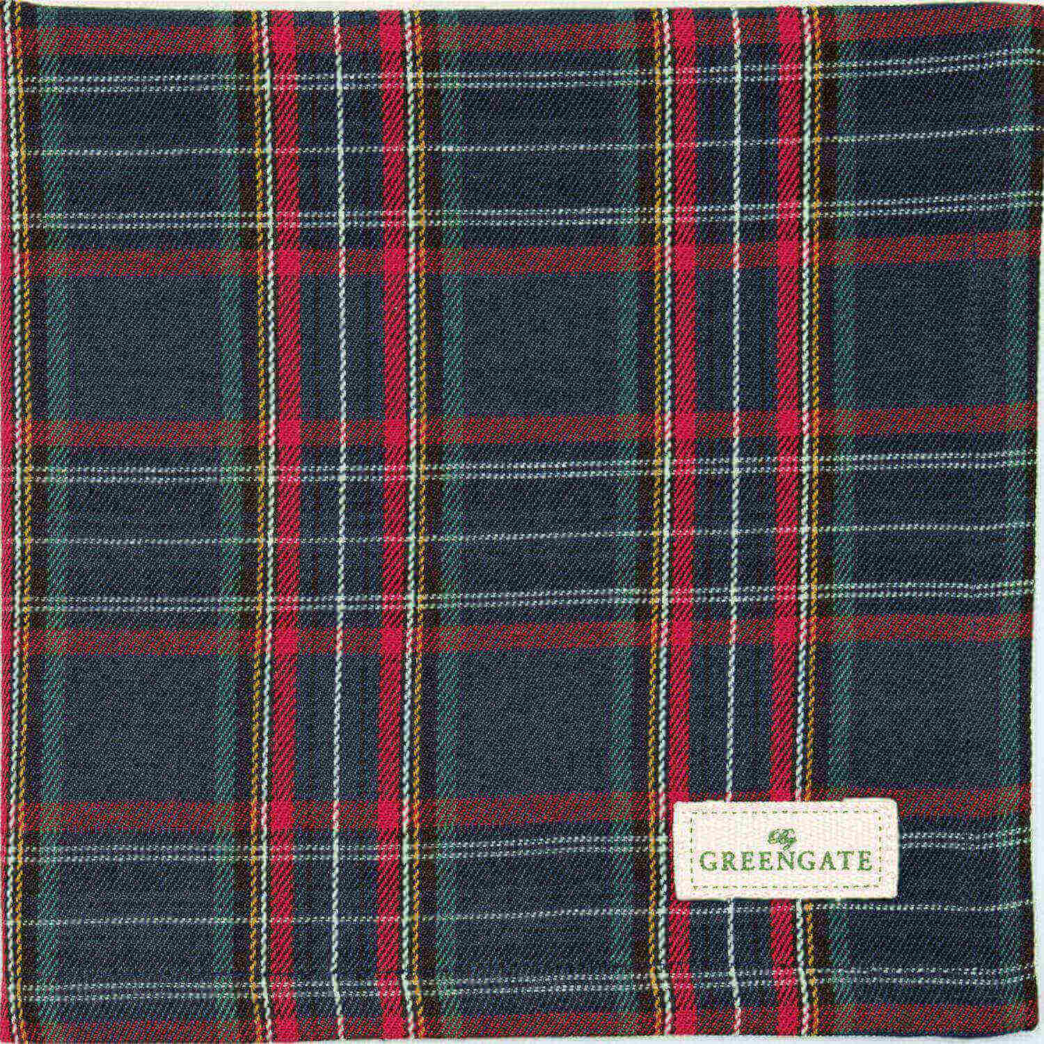 Stoffserviette "Dagmar Check" (Dunkelblau-kariert)