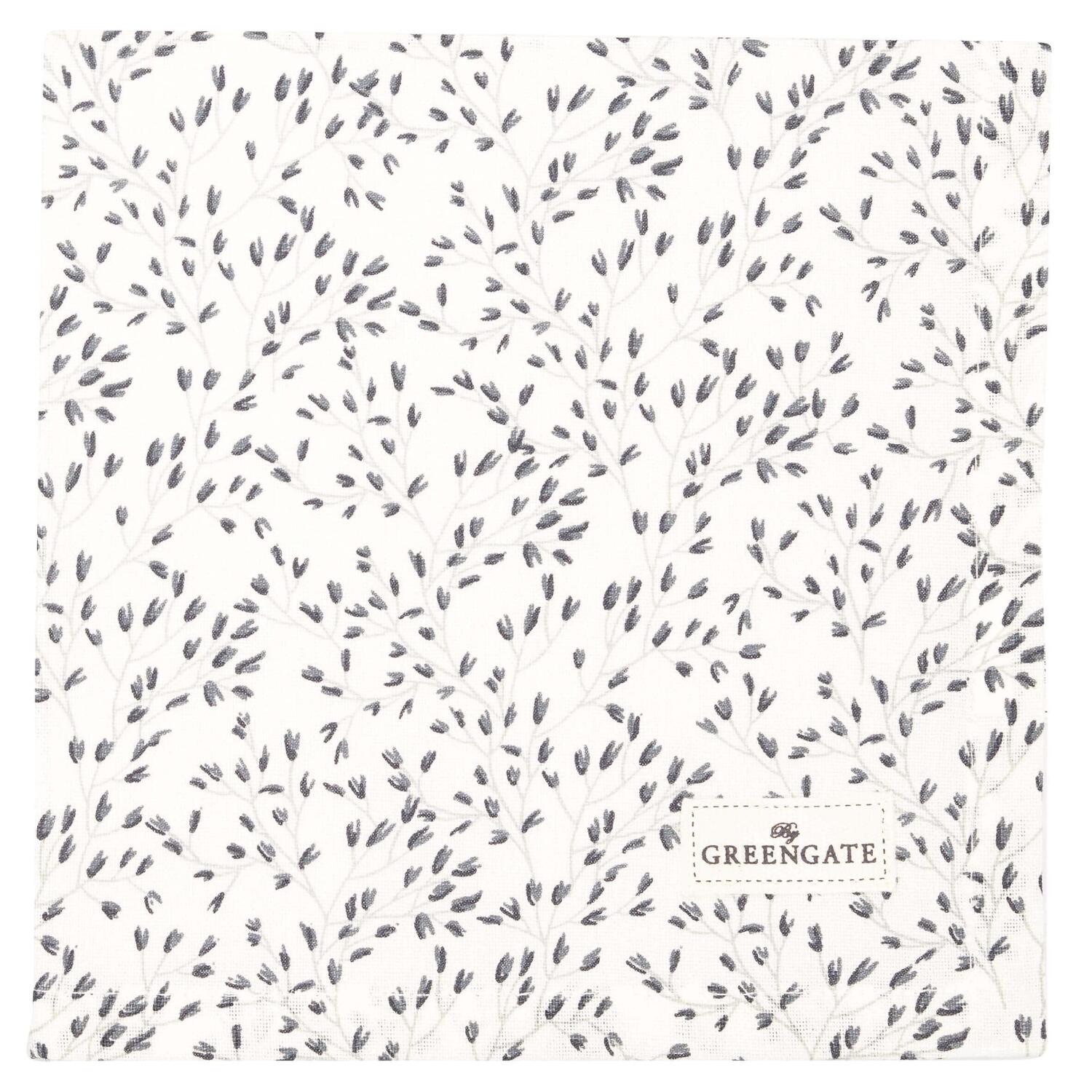 Stoffserviette "Ofelia" - 40x40 cm (White)